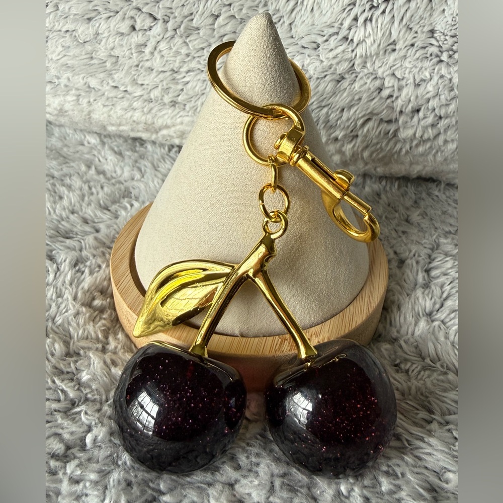 Dark Cherry Keychain (1 Color Dark Cherry) NWOT